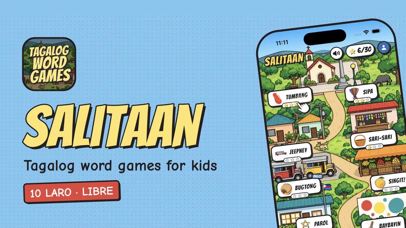 Salitaan: Learn Tagalog the Way Filipino Kids Play